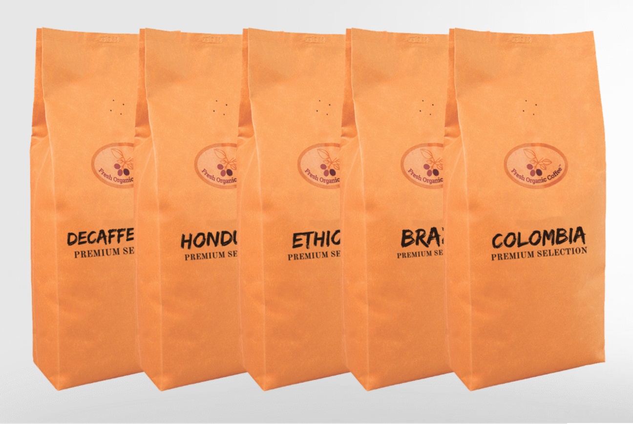 Кава у зернах "Fresh Organic Coffee", 1кг